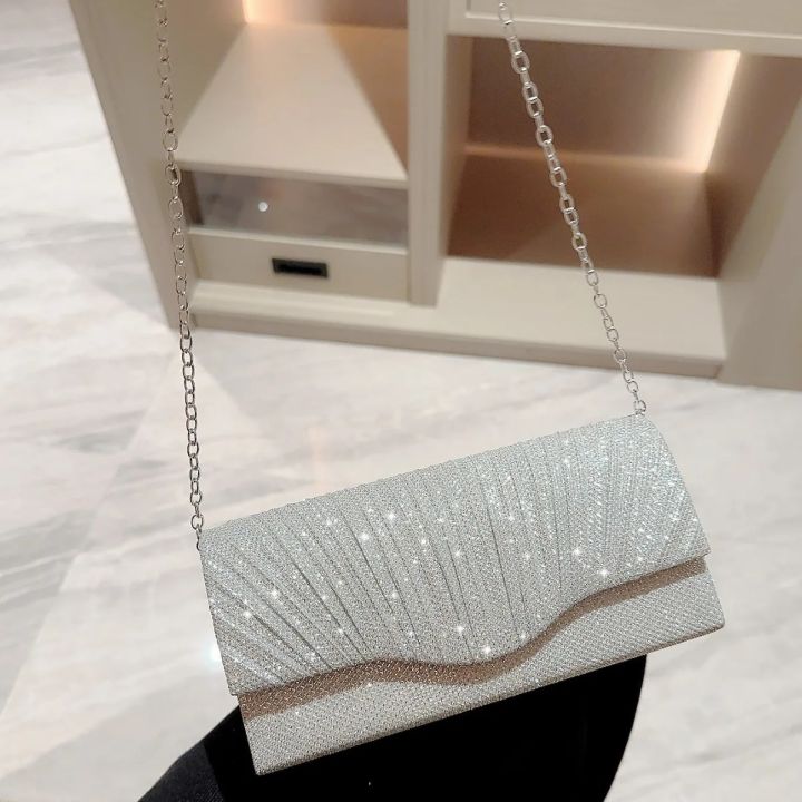 Ladies%20Glitter%20Silver%20Clutch%20Bag%20Envelope%20Evening%20Bag%20Fashion%20Elegant%20Long%20Purse%20Women%20Chain%20Shoulder%20Bags%20Wedding%20Party%20Handbag%20-%20Image%204