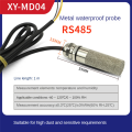 DC5-28V RS485 Temperature and Humidity Transmitter Modbus XY-MD03 Collector Temperature and Humidity -Metal Easy to Use.