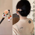 Ebony Tassel Step Shaking Hairpin Chopstick Hair Stick Chinese Style Vintage Wooden Hairpin Hair Ornament Hair Accessories Bayline.