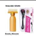 2 in1 erma roller + hair oil bottle. 