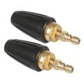 2X Universal Pressure Washer Turbo Nozzle for High Pressure Outlet Fitting Rotary 3.0 Orifice 1/4 Inch Plug 3000 Psi.