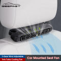 Geepact Car Seats Cooling Fans Front Rear Headrests Cooling Fans USB Car Fan Three Gear Wind Adjustable Wind Direction Car Cooling Fan Double Turbine Air Fans Car Universal. 