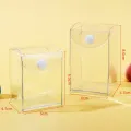 Acrylic Display Box Transparent Single Doll Model Storage Display Box Matt Dust-Proof Hand-Made PVC Transparent Mini Bag With Chain Or Keychain 3D Doll Bag. 