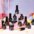 LILYCUTE Pink Purple Color Gel Nail Polish Spring Summer Semi Permanent For Manicure Soak Off Nail Art Gel Varnish.