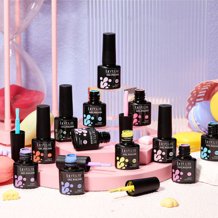 LILYCUTE%20Pink%20Purple%20Color%20Gel%20Nail%20Polish%20Spring%20Summer%20Semi%20Permanent%20For%20Manicure%20Soak%20Off%20Nail%20Art%20Gel%20Varnish%20-%20Image%206