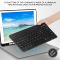 Wireless Keyboard and Mouse Set: Compact Bluetooth Keyboard (Rechargeable) with Matching Mouse. English Ergonomic Design for a Comfortable Experience on iPad, Tablets, Phones, Laptop, Android, iOS, and Windows.