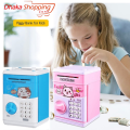 Kids Electric Money Saving Bank,Hello kitty  Atm Bank,Piggy Bank,Money Saving Bank,Password  For Kids, Kids Bank-life style mall. 