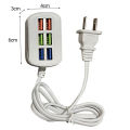 Phone Charger USB Power Strip Multifunctional Quick Charging 6 Ports USB Mini Extension Socket HUB Splitter. 