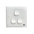 Energypac EG Series 10A 3 Gang Electrical Wall Switch 3Gang. 
