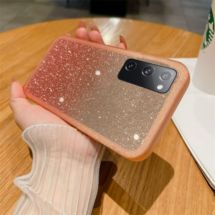 New%20Phone%20Case%20For%20Samsung%20Galaxy%20S21%20FE%20S20%20FE%20S23%20FE%20Cover%20Camera%20Protection%20Semi%20Transparent%20Soft%20Silicone%20Shockproof%20Exquisite%20Glitter%20Powder%20for%20Samsung%20Galaxy%20S20%20FE%20S21%20FE%20S23%20FE%20Case%20-%20Image%202