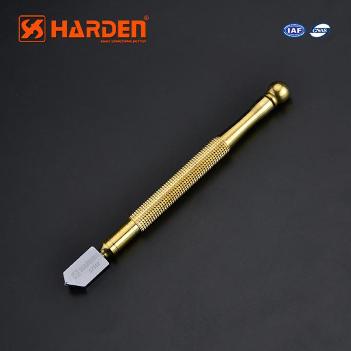 Harden 175mm Manual Auto-Oil Glass Cutter Professional Glass Cutting Tool Auto Oil Glass Cutter YG8 Cutter Wheel 570352