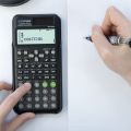 Durable Portable 991ES Plus-2nd Edition Scientific Calculator Student Stationery with Protective Case Function Calculato 417 Function Matrix Complex Number Calculator.