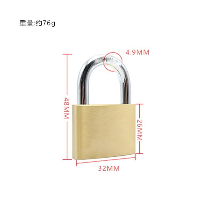 1pc%2032mm%20Small%20Brass%20Lock%20With%20Key%20Box%20Locker%20Luggage%20Padlock%20-%20Image%205