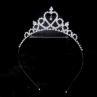 Kid Girls Elegant Heart Rhinestone Embedded Bridal Princess Tiara Crown Headband. 