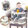 Mastela Deluxe Comfort Folding Booster Seat Infant feeding seat with tray. 