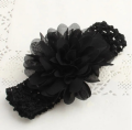 Korean silk chiffon handmade flower headband. 