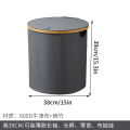 Dirty laundry basket, household storage basket, foldable laundry basket, bamboo fabric, high-value storage basket for clothes.
