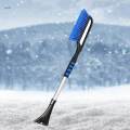 Ice Scraper 30" Car Windshield Snow Brush with Extendable foam material grip Windshield Scraper Detachable. 