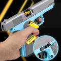 New Mini 3d Printed Model Gravity Straight Jump Toy Gun Non-Firing Cub Kids Stress Relief Toy Christmas Gift. 