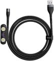 Baseus Zinc Magnetic Safe Fast Charging Data Cable USB to M + L + C 3A 1M. 
