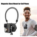 TELESIN Universal Camera Magnetic Neck Holder for GoPro Hero 11 Mini 10 9 8 7 Insta360 X3. 