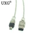 Firewire de 6 Pinos para 4 Pinos Chumbo IEEE 1394 DV Out Cable 5FT 1.5m 150cm. 