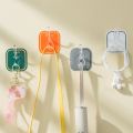 6 pcs hook set Cuttable Key Necklace Hanger Waterproof Bath Ball Towel Rack Space-saving Sundries Holder Strong Bearing Storage Shelf Self-adhesive Row Hook.