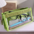 Simple Transparent Mesh Pencil Bag Student Gift Cute School Supplies Pen Case.