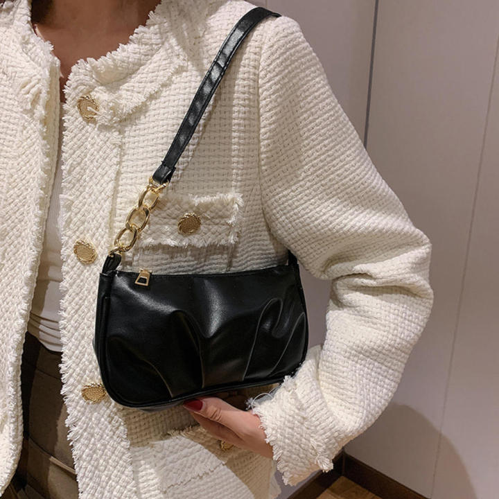 Women's%20Fashion%20Handbags%20Retro%20Solid%20Color%20Pleated%20Bag%20PU%20Leather%20Shoulder%20Underarm%20Bag%20Casual%20Women%20Hobos%20Handbags%20-%20Image%205