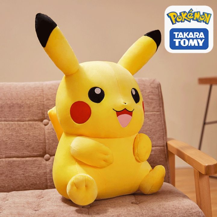 Cute%20Pikachu%20Plushies%20Doll%20Anime%20Pokemon%20Kawaii%20Large%20Stuffed%20Plush%20Toys%20Soft%20High%20Quality%20Fill%20Christmas%20Gifts%20For%20Children%20-%20Image%202