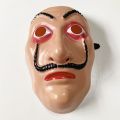 【3C VictoryEagle】Carnival Comedy Master La Casa De Papel Dali Cosplay  Halloween Masquerade Paper House. 