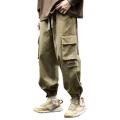 Summer Trousers Comfortable Cargo Pants Streetwear Dress-up Cool Deep Crotch Summer Trousers. 