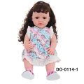 22 Inches Baby Girl Dolls With Doll Clothes Shoes Accessories Soft 55 CM Reborn Realistic Full Silicone Baby Girl New Born Doll. 