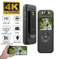 Ultra HD 4K Mini Camera WiFi Portable Small Digital Video Recorder Police BodyCam Infrared Night Vision Miniature Camcorder. 
