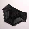 582 European and American New Lace Comfortable Hollow Panties Women's Youth Fashion Hip Mesh Hot Briefs. 