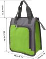 1 Pcs Waterproof Premium Thermal Insulated Lunch Bag Cooler Bag Large Capacity Tote Bag - Oxford Tiffin Carrier for Office, School & Picnic. 