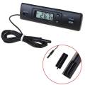 Auto Car In-Outdoor Thermometer W/Sensor for A/C Digital LCD Display. 