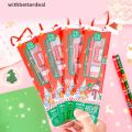 Withbetter 5Pcs/Set Christmas Stationery Set Pencil Ruler Eraser Sharpener Cute Pencil Set Portable Stationery Gift Box For School Gir Boy Gift HG. 