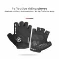 Wheel Up Half Finger Cycling Gloves Anti-Slip Bicycle Riding Gloves Anti Shock MTB Road Mountain Bike Sports Fitness Gloves. 
