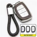 TPU Car Remote Key Fob Cover Case For Hyundai Creta I10 I20 Tucson Elantra Santa Fe 2016 2017 2018 key case keychain. 