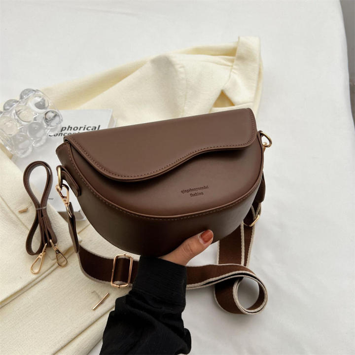 Trendy Women's Handbags PU Leather Crossbody Bags Stylish Crossbody Bags Women's Fashion Handbags Solid Color PU Leather Bags