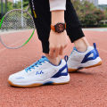 Revers Badminton Shoes Non-Slip Wear-Resistant Training Shoes Shockproof Breathable Sneakers Men's and Women's Soft Bottom Summer Rubber. 