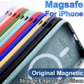 Original Liquid Cover For Apple Magsafe Case Iphone 11 12 13 14 Pro Max Mini 7 8 14 Plus X Xr Xs Se 2020 Clear Magnetic. 