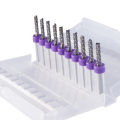 10Pcs Pcb Milling Cutter 1Mm Fish Tail Milling Cutter Corn Milling Cutter Tungsten Carbide Mini End Mill Engraving Cnc. 