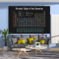 Canvas Painting Laboratory Decorative Picture Periodic Table of Elements Chemistry Student Poster Science Wall Art Prints Decor. 