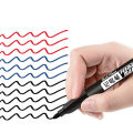 Waterproof Permanent 1.5mm Black Blue Red Ink Marker Pen Fade Resistant Marker Pens Student School Office Art Stationery. 