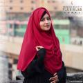 Premium Quality Full Coverage Diamond Georgette Plain Hijab.