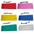 Group Vertical Portable Silent Foldable Silicone Keyboard Usb Flexible Soft Waterproof Roll Up Keyboard. 