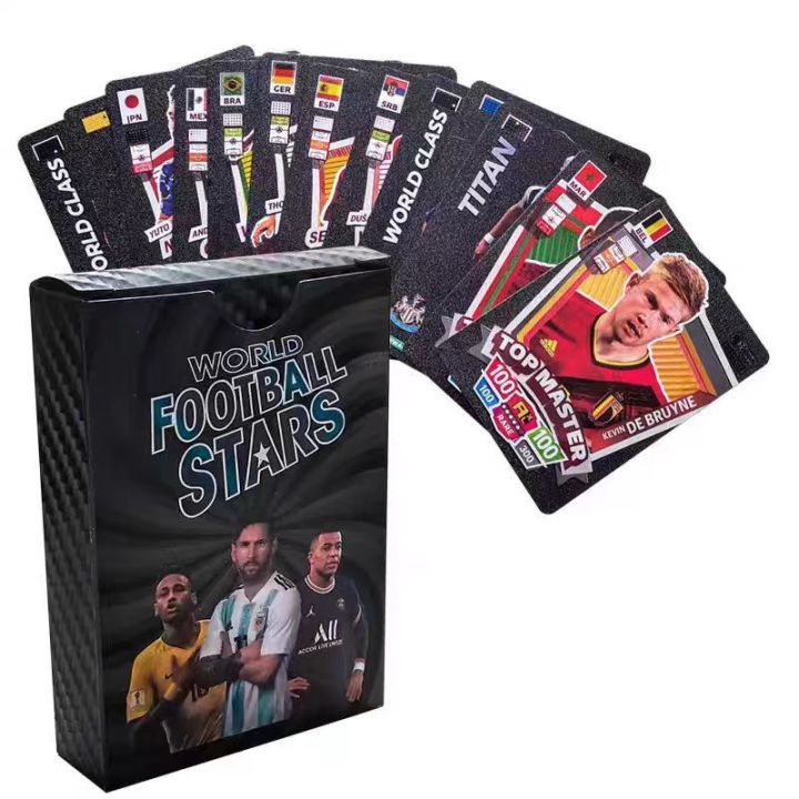 55Pc%20World%20Football%20Stars%20Black%20Waterproof%20Plastic%20Cards%20-%2055%20Pieces%20Black%20FIFA%20Card%20-%20Image%202