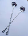 Steel Long handle Pickle Spoon Round Shape -1 Pieces-23cm/9 Inch. 